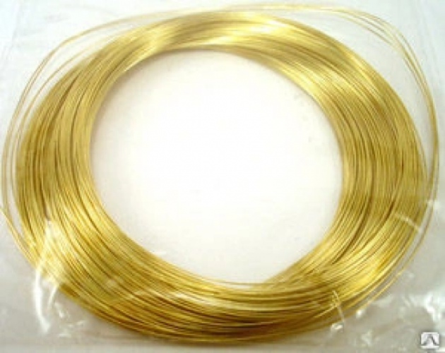 Латунная проволока Л63, Л80, ЛС59-1, ЛК62-0,5